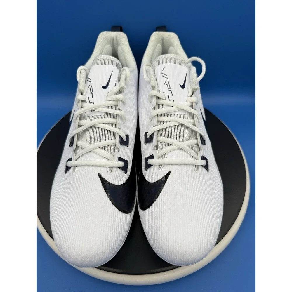 Nike Vapor Edge Speed 360 2 Mens 14.5 White Navy Blue Football Cleats FN7764-112
